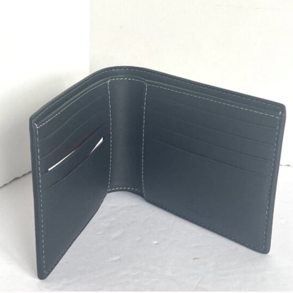 NWT Coach 3 In 1 Black Monogram Mens Wallet - Picture 7 of 7